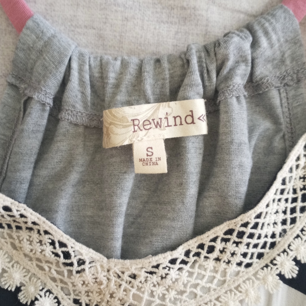 Rewind Racerback Lace Swing Tank - Picture 5 of 7